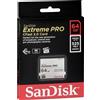 SanDisk Extreme Pro - Scheda di memoria flash - 64 GB - CFast 2.0