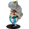 Plastoy Statuetta Asterix e Obelix - Obelix con fumetti 21 cm