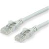 Roline - Cavo patch - da RJ-45 (M) a RJ-45 (M) - 15 m - SFTP, PiMF - CAT 6 - senza alogeni, stampato, a trefoli - grigio