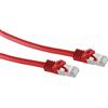 S-CONN maximum connectivity Cavo patch RJ45 S/FTP (PIMF), con cavo CAT.7 grezzo, 50 m, rosso