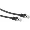 S-CONN maximum connectivity Cavo patch RJ45 S/FTP (PIMF), con cavo CAT.7 grezzo, 50 m, nero