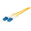 S-CONN maximum connectivity Cavo patch duplex LC/LC 9/125µ, OS1/OS2, giallo 20 m