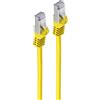 Shiverpeaks Cavo patch RJ45 con cavo CAT 7 grezzo PIMF giallo 50m