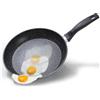 Stoneline Set di 2 padelle Stoneline 10640, diametro 20/26 cm, adatte all'induzione, manico fisso, antracite