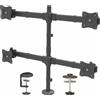 StarTech.com ARMQUAD supporto da tavolo per Tv a schermo piatto 68,6 cm (27") Nero