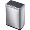 EKO - Cestino Mirage Sensor 20+20 litri - Acciaio inox Plastica - Acciaio inox opaco, nero