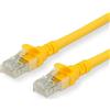 ROLINE - Cavo patch - RJ-45 (M) bis RJ-45 (M) - 15 m - UTP - CAT 6a - alogeno, geformt, verseilt - Gelb (21.15.272