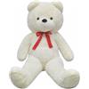 vidaXL Orsetto di peluche bianco 170 cm
