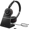 GN Jabra Jabra Evolve 75+ UC Stereo - Cuffie - On-Ear - Bluetooth - wireless - cancellazione attiva del rumore - USB (7599-)