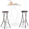 relaxdays 10020763_93 2 relaxdays Barhocker BASTIAN 10020763_93 braun