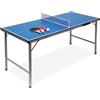 relaxdays 10019102_0 relaxdays Tischtennisplatte blau