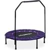 relaxdays 10020802_0 relaxdays Fitnesstrampolin blau 102,0 cm