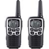 Midland XT50 - Walkie Talkie Professionali a Ricarica Rapida, 24 Canali PMR446, 38 Toni CTCSS, USB Ricaricabile, 8 km di Portata, 2 Ricetrasmittenti Nero/Grigio Metalizzato