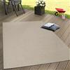 Paco Home Tappeto da esterno resistente alle intemperie per giardini e terrazze a tessitura piana in sisal, robusto 140x200 cm