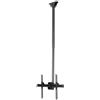 StarTech.com Supporto a soffitto per schermi piatti - per TV LCD, LED o plasma da 32 a 75 - orientabile per soffitti curvi - morsetto - per schermo piatto - acciaio - nero - dimensioni schermo: 81,3-190,5 cm (32"-75") - montaggio a soffitto - per P/N: …