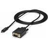 StarTech.com CDP2VGAMM2MB cavo e adattatore video USB tipo-C VGA (D-Sub) Nero
