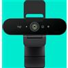 Logitech BRIO STREAM - Videocamera web - Farma - 4096 x 2160 - 1080p, 4K - Audio