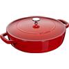 ZWILLING Tostatore multifunzione Staub Chistera coperchio rosso ciliegia 28 cm