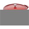 Staub Padella in ghisa con coperchio 24 cm, rossa 405114750