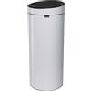 Brabantia Touch Bin Nuovo cestino per rifiuti, bianco, 30 litri
