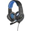 Trust GXT 350 Radius 7.1 Cuffie Cablato a Padiglione da Gaming USB tipo A Nero Blu
