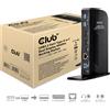 Club 3D Club3d CLUB3D USB3.2 Gen1 Tipo A o C Doppio display 4K60Hz Docking station certificata DisplayLink®