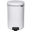 Brabantia 11 18 46 Brabantia Treteimer Newicon 20,0 L weiss