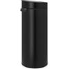 Brabantia Mülleimer Touch Bin New, Abfalleimer, Müllbehälter, Stahl, Matt Black, 30 L, 115301