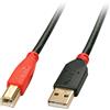Lindy 42761 USB 2.0 Kabel Typ A/B 10m Typ A/B M/M High/Full/LowSpeed