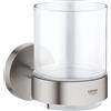 Grohe Essentials - Bicchiere con supporto, supersteel 40447DC1