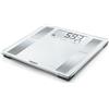 Soehnle Shape Sense Connect 100, Bilancia pesapersone elettronica, 180 kg, 100 g, argento, kg, lb, ST, rettangolare