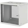 INTELLINET Wandverteiler 19" 9 HE 540x400 Flatpack grau