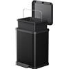 HAILO pattumiera da terra 6192600 Öko uno Plus M 17 L nero opaco
