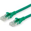 ROLINE - Cavo patch - da RJ-45 (M) a RJ-45 (M) - 15 m - UTP - CAT 6a - senza alogeni, stampato, a trefoli - verde (21.15.273