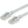 ROLINE - Cavo patch - RJ-45 (M) bis RJ-45 (M) - 20 m - UTP - CAT 6 - alogeno, protetto, verseilt - Grau (21.15.2509