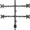 Techly ICA-LCD-382-Q Techly Schreibtischhalterung f. 4LCD 13"-27" 4x8kg m. Klemme
