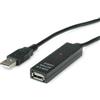 VALUE Prolunga cavo attivo USB 2.0, nero, 30 m