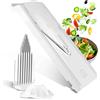 Börner V3 Affettatrice Basic Set Affettaverdure Grattugia da cucina Grattugia per verdure Grattugia per patate Vegan, Colore:Bianco