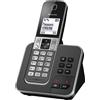 Panasonic Telefono cordless grigio dec con segreteria telefonica Panasonic KXTGD320FRG
