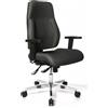 Topstar sedia professionale per ufficio P91 AL.G3 Sedia da scrivania ergonomica con braccioli (regolabile in altezza) tessuto grigio Sedia girevole per ufficio, casa