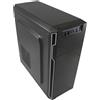 LC-Power LC Power Classic 7038B - Midi Tower - ATX - senza alimentatore - Nero, alluminio spazzolato / Nero - USB/Audio