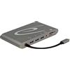 DELOCK Dockingstation USB3.1 Type-C 4K 30Hz dunkelgrau