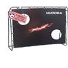 HUDORA Porta da calcio Trainer Edizione Standard Porta da calcio da giardino 213 x 152 x 76 cm Biliardino Anniversario ClickMount Grande Campo da Parete