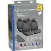 LAMPA Set di coprisedili auto Lampa Glamur-Basic in poliestere jacquard nero