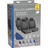 LAMPA Coprisedili Glamur Basic-Fit full jacquard grigio