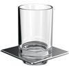 Emco Porte-verre emco art, y compris verre cristal clair, chromé, 162000102, 162000102