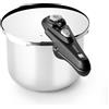 BRA A185105 Pentola a pressione da 11 L argento