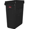 RUBBERMAID 1955959 Cestino Slim Jim® con condotti d'aria - 60 L, nero