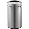 EKO - Portarifiuti urbano 90 litri - Acciaio inox - Acciaio inox opaco
