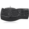 Perixx PERIBOARD-512 IT, tastiera USB ergonomica, nera